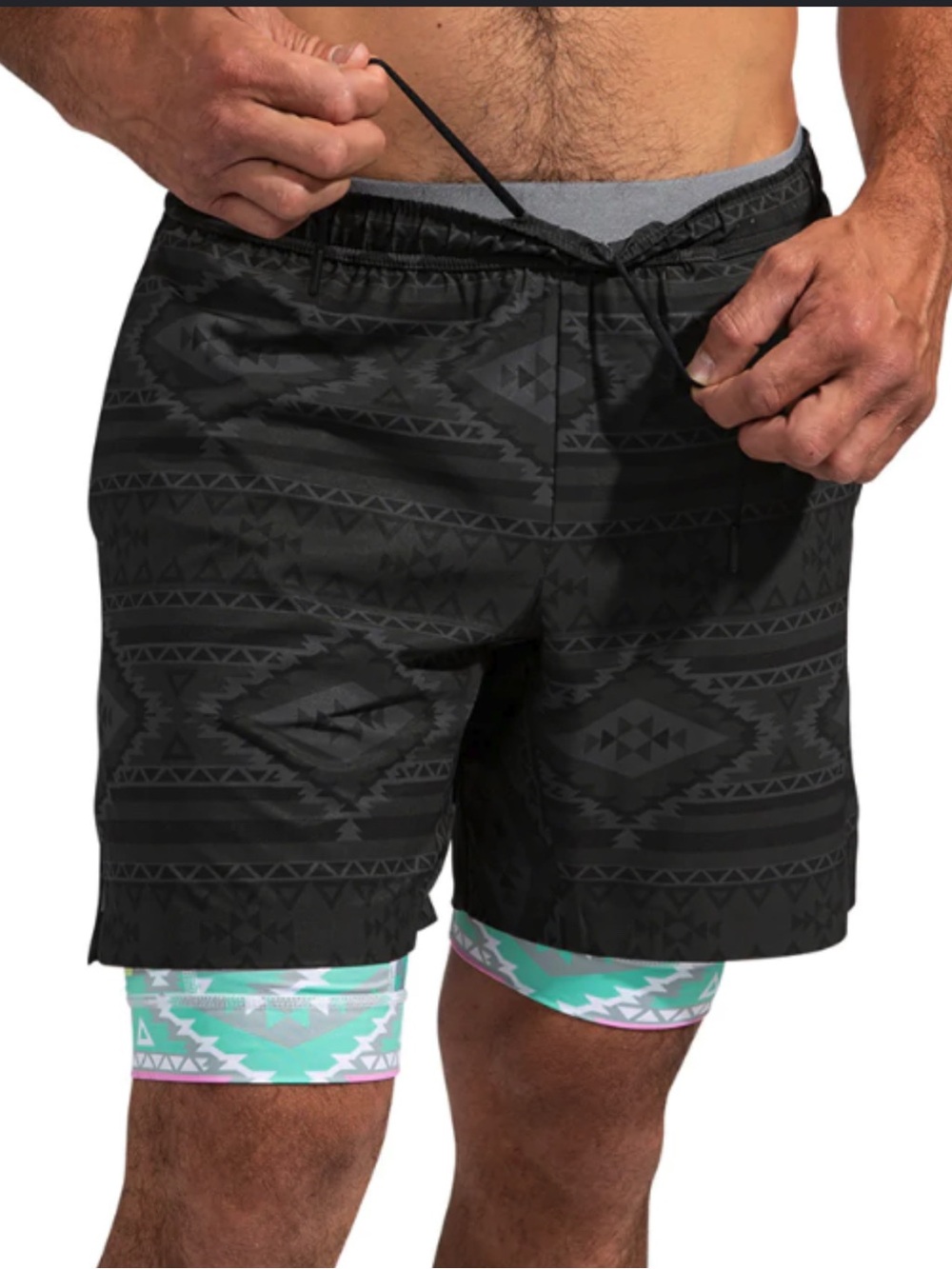 chubbies Pastel Stripe Lined Swim/Workout Shorts